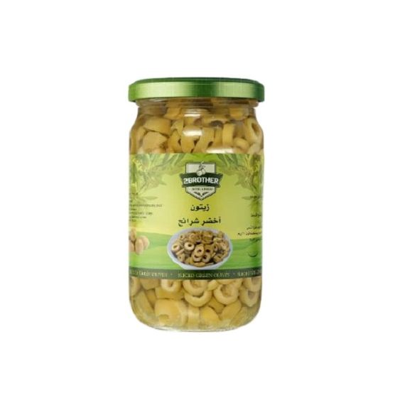 Sliced Green Olives by Two Brothers Co.