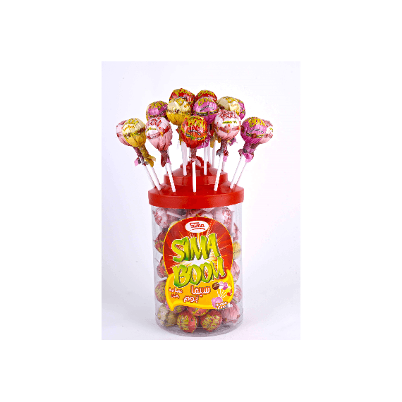 Sima Lollipop with gum Flavor by Sima