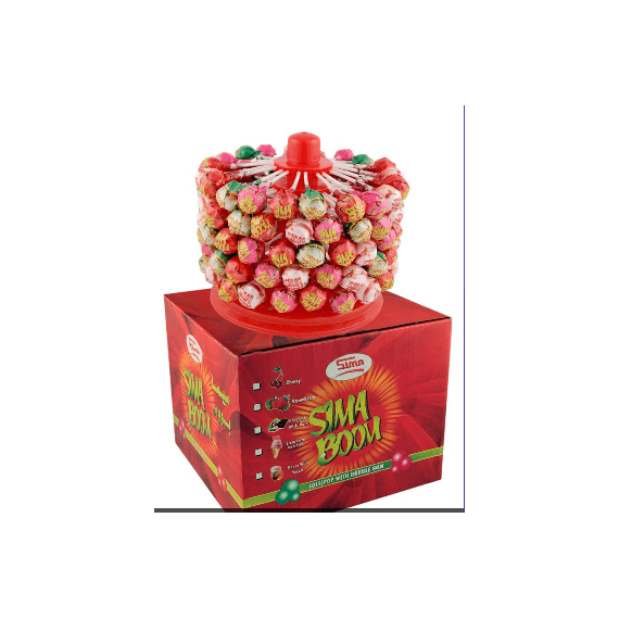 Sima Lollipop with gum Flavor by Sima