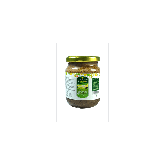 greeny Black Olive Spread with Natural Garnish by Quality Standard