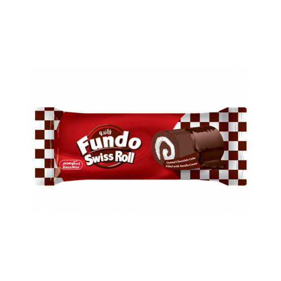 Fundo Swiss Roll Vanilla by Bisco Misr