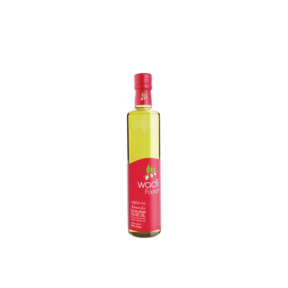 Wadi Food Extra Virgin Olive Oil Glass Bottle by Wadi Food - 250ml